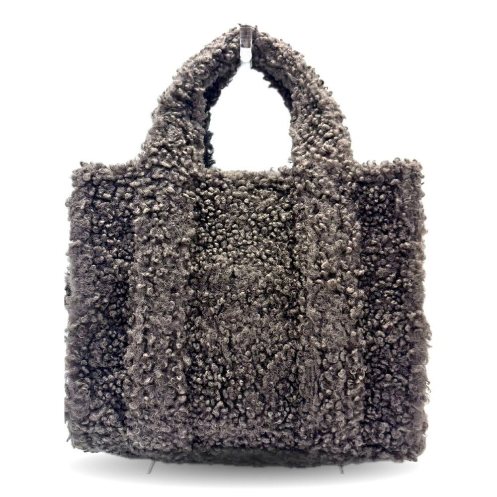 Marc Jacobs THE Teddy SMALL Tote Bag with Shoulder Strap, Gray, H012M06FA21, - Picture 2 of 9